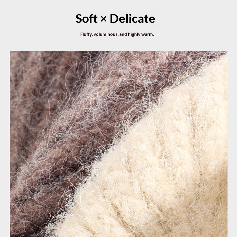 Womens Cozy Soft Wool Knit Beanie For Fall And Winter - الصورة 4