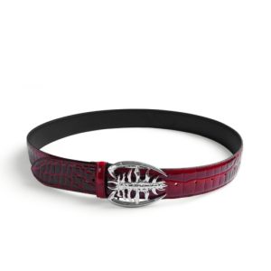 Heavy Duty Metal Ribbed Buckle Niche Belt