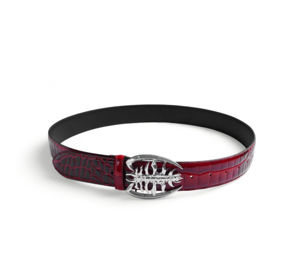 Heavy Duty Metal Ribbed Buckle Niche Belt - الصورة 4