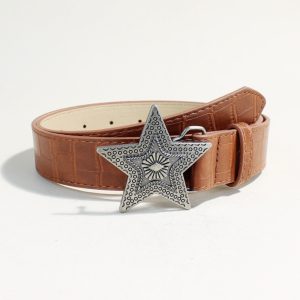 Personalized Subculture Black Waist Belt