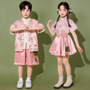 Chinese Style Design Childrens Outfit Set