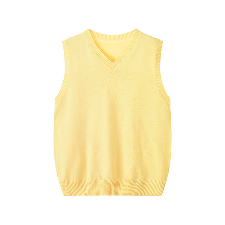 Fashionable V-neck Pullover Knit Vest For Early Spring - الصورة 5