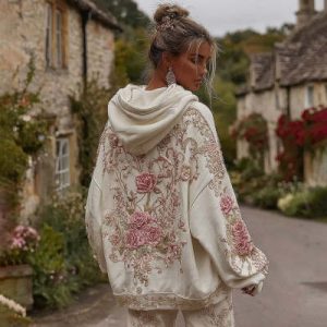 Hooded Women's 3D Printed Hoodie