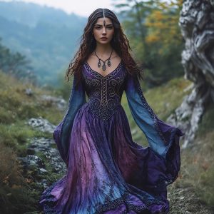 Fashionable Casual Dress With Digital Print