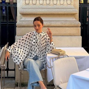 Stylish Minimalist And Relaxed Fit Long Sleeve Top For Women