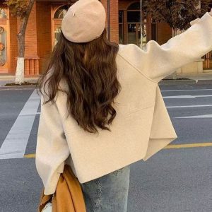 Short Wool Coat For Petite Women