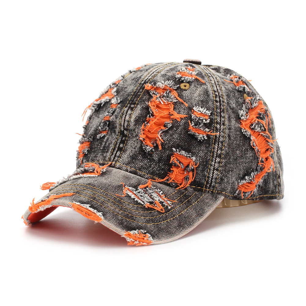 Ripped-line Letter Sun Hat Casual And Versatile - Image 10