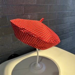 Dot Pattern Bow Tie Strap High-profile Appearance Level Sun Protection Baseball Cap