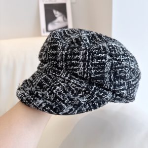 Color-blocked Baseball Cap Sweet Octagonal Cap Versatile Fashion Hat