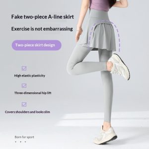 Womens High-Waisted Yoga Pants With Butt-Lifting Effect