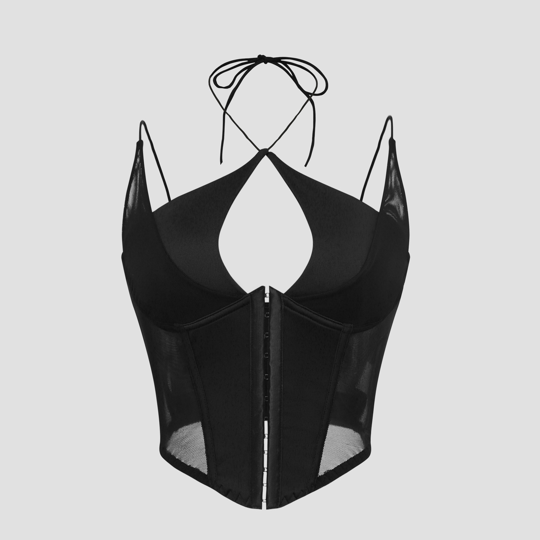 Womens Fashion Sheer Sexy Halter Strap Top - الصورة 3