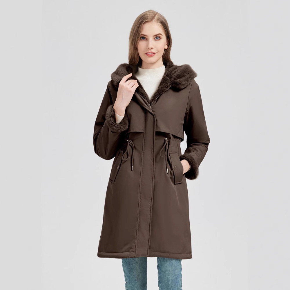 Mid-length Cotton Coat That Can Be Worn On Either Side For Extra Warmth - Image 3
