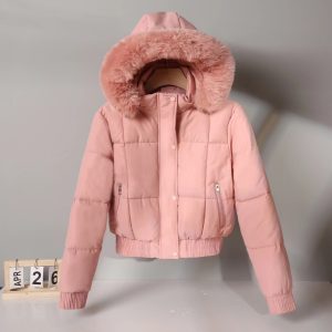 Short Cotton-padded Parka In Hong Kong And Korean Styles For Winter