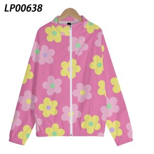 5 New Men's Digital Print Zipper Stand Collar Windbreaker Sport