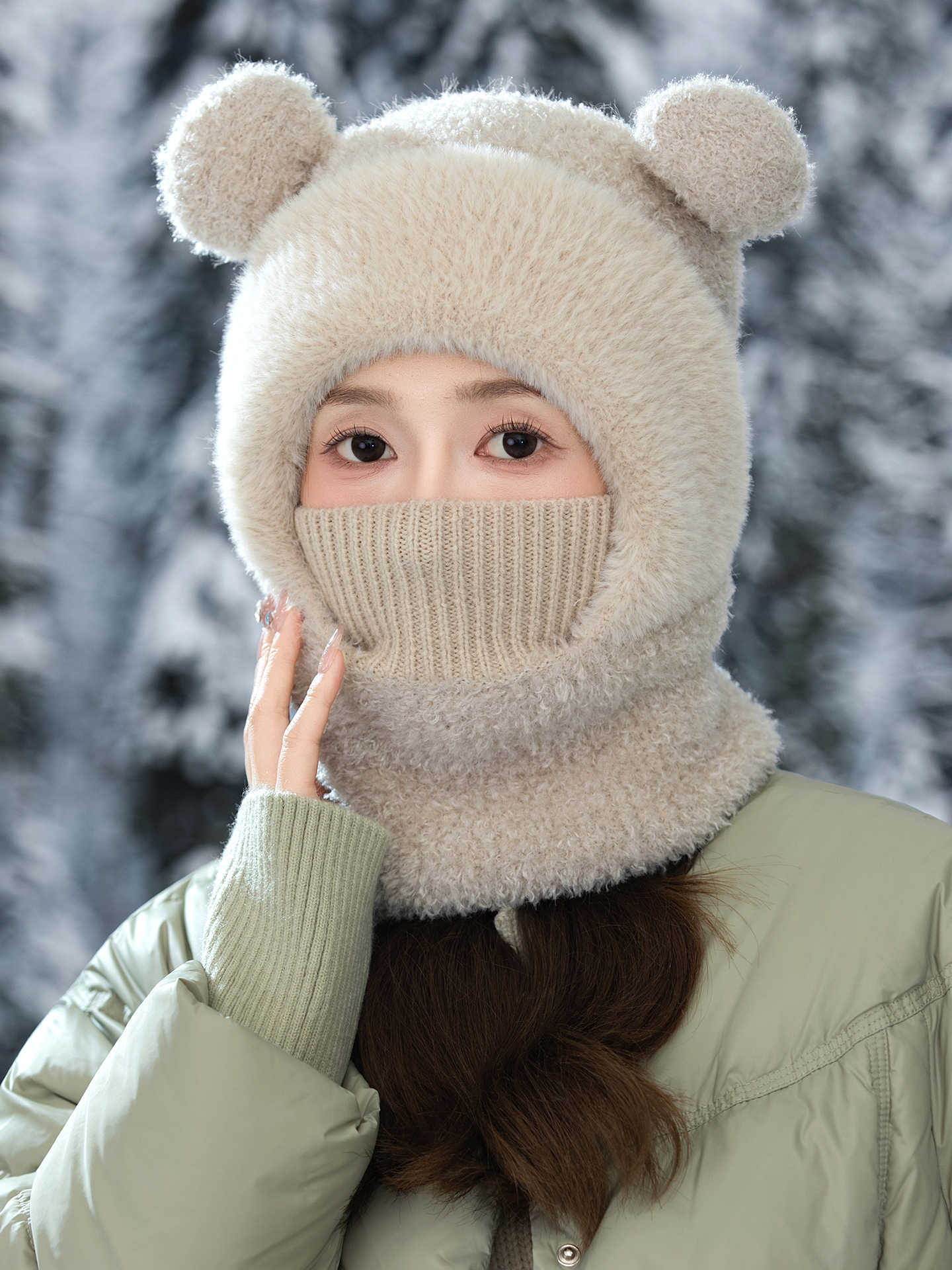 Women's New Winter Warm Cycling Windproof Face Mask - Image 2