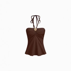 Loose Pure-and-sexy Camisole With Thin Shoulder Straps For Women