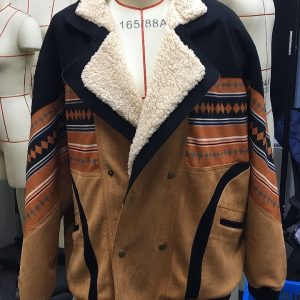 Winter Digital-Print Outdoor Casual Fleece-Lined Thermal Cotton Jacket