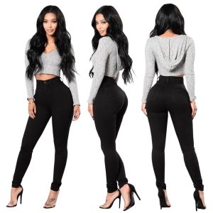 High-waisted  Stretchy Slim-fit Skinny Jeans