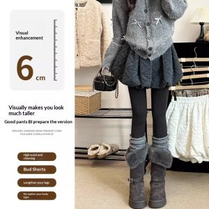 Sophisticated Textured Houndstooth Bloom Casual Pants