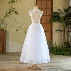 Micro-puff Mesh Boneless Extended Half Skirt