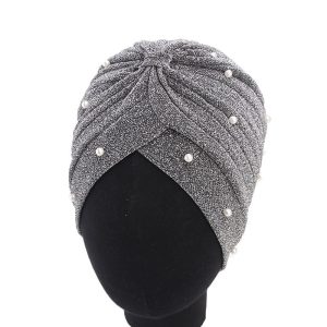 Babys-breath Pearl Womens Headscarf Cap