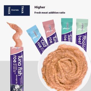 Cat Strip Kittens Nutrition Fat Hair Chin Wet Food Package Pet Cat Snacks