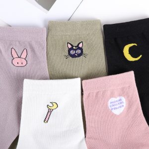Womens Cotton Socks Short Style