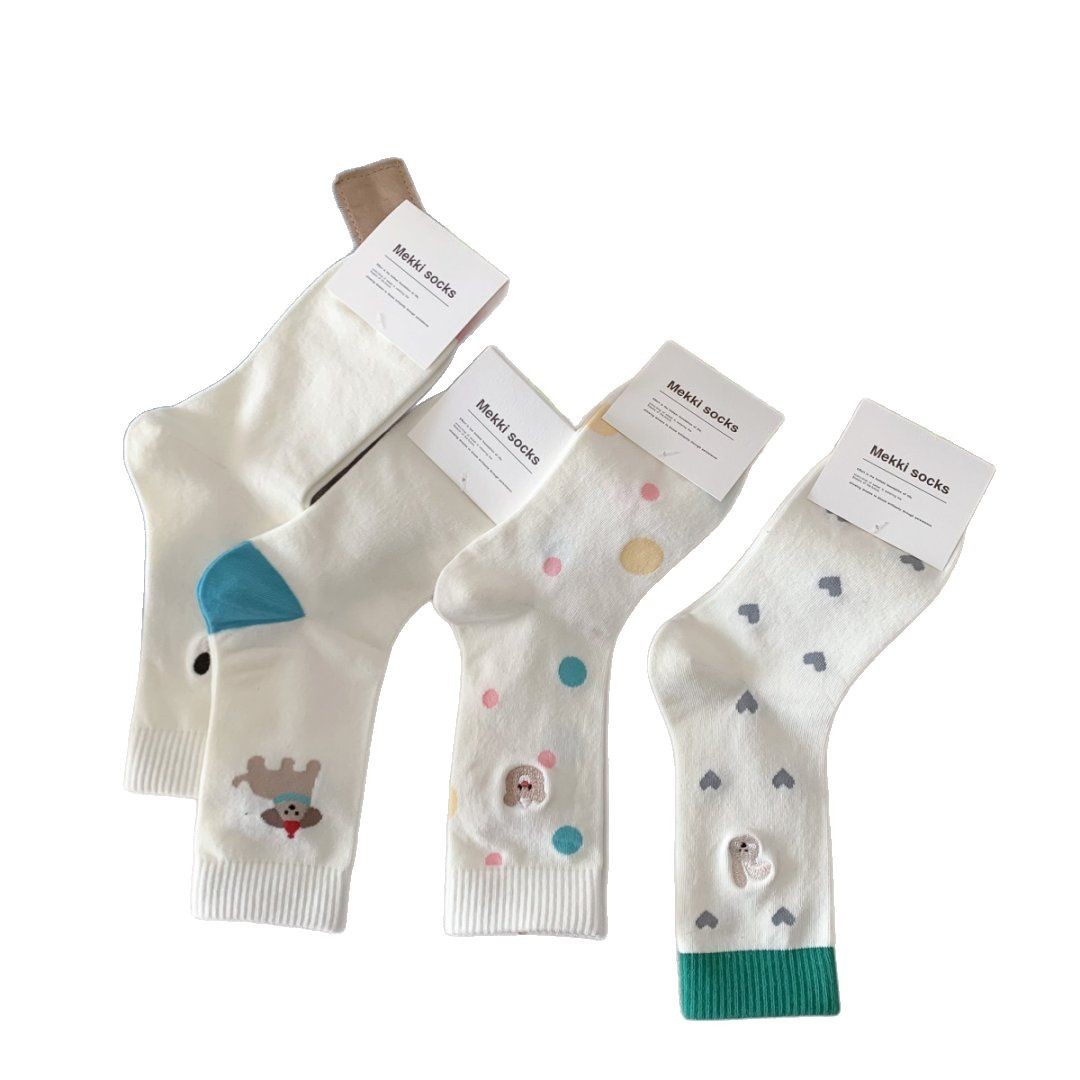 Womens Mid-calf Socks That Are Breathable And Sweat-absorbent - الصورة 4