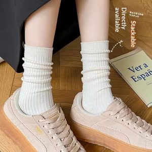 Thick Warm Wool Womens Tube Socks