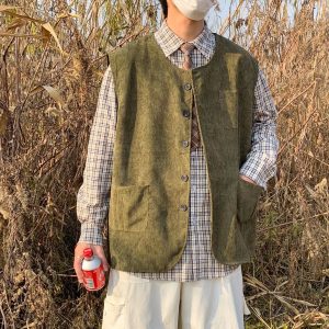 New Versatile Retro-chic Casual Corduroy Vest