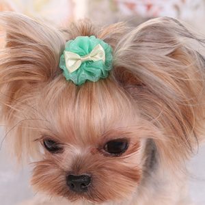 Pet Dog Cute Organza Bubble Hairpin