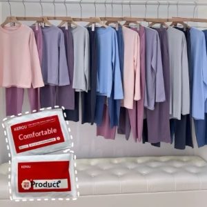 Pure Cotton Autumn Tops And Pants For Parents And Kidswarm And Great As Base Layers