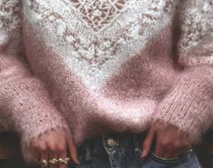 Womens Digitalprint Vneck Loose Sweater With A SoftCozy Feelperfect For Casual Wear