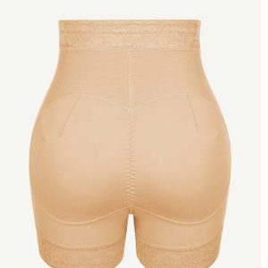 Premium High-waisted Lace Butt-lifting Panties For A Smooth Curvy Silhouette
