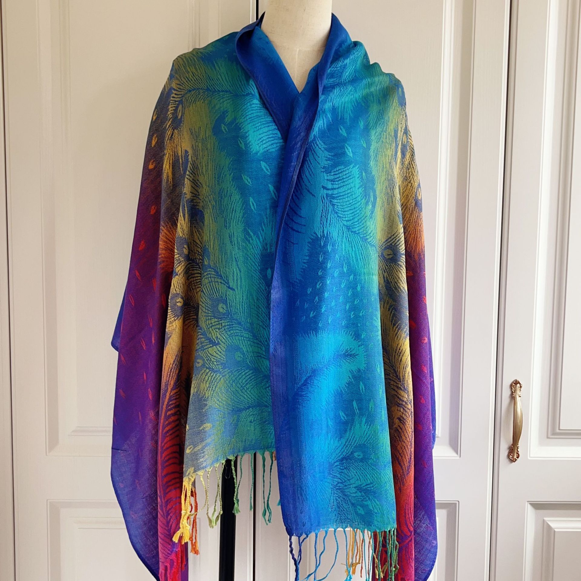 Women's New Ethnic-style Tassel Scarf Cotton Twill Shawl
