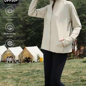 Jasmine Searches For Women's New Style Ice Silk Wide-brim Sun Protection Clothing