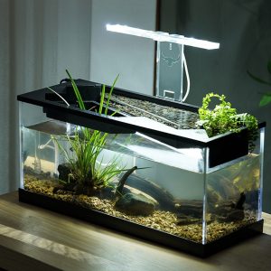 Acrylic Filter Circularly Heating Lighting Integrated Lazy Aquarium