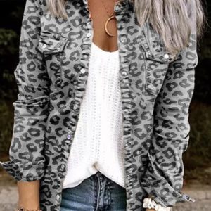 Women's Fashion Mid-length Denim Coat