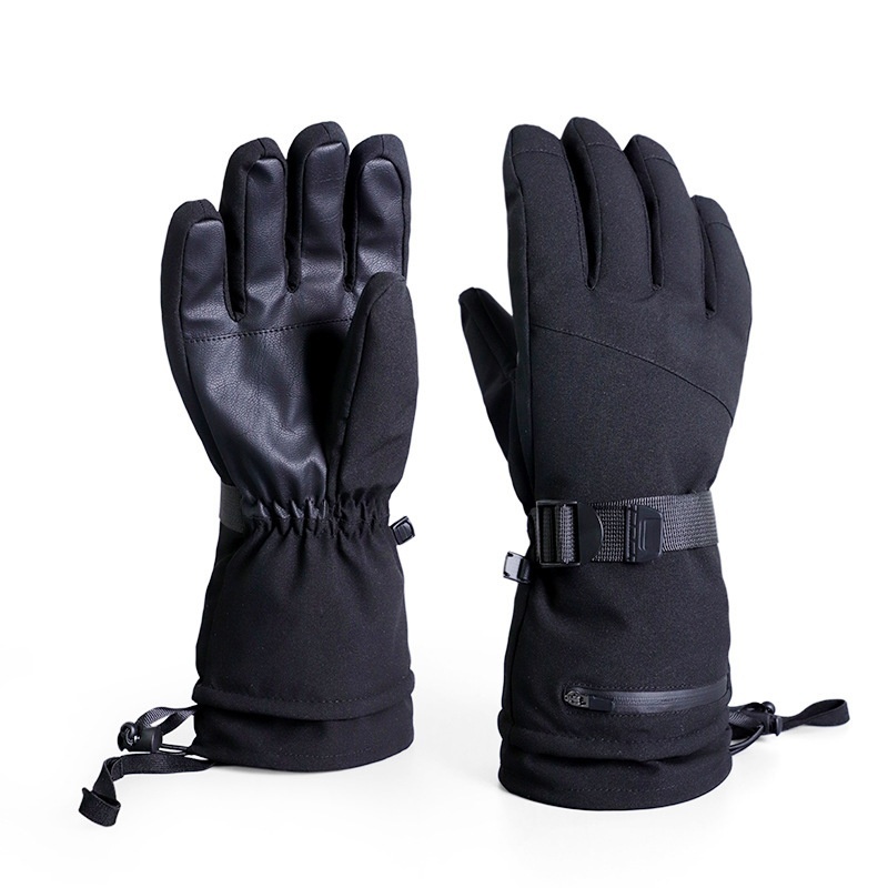 Outdoor Thickened Warm Waterproof And Anti-slip Finger Gloves - Image 3