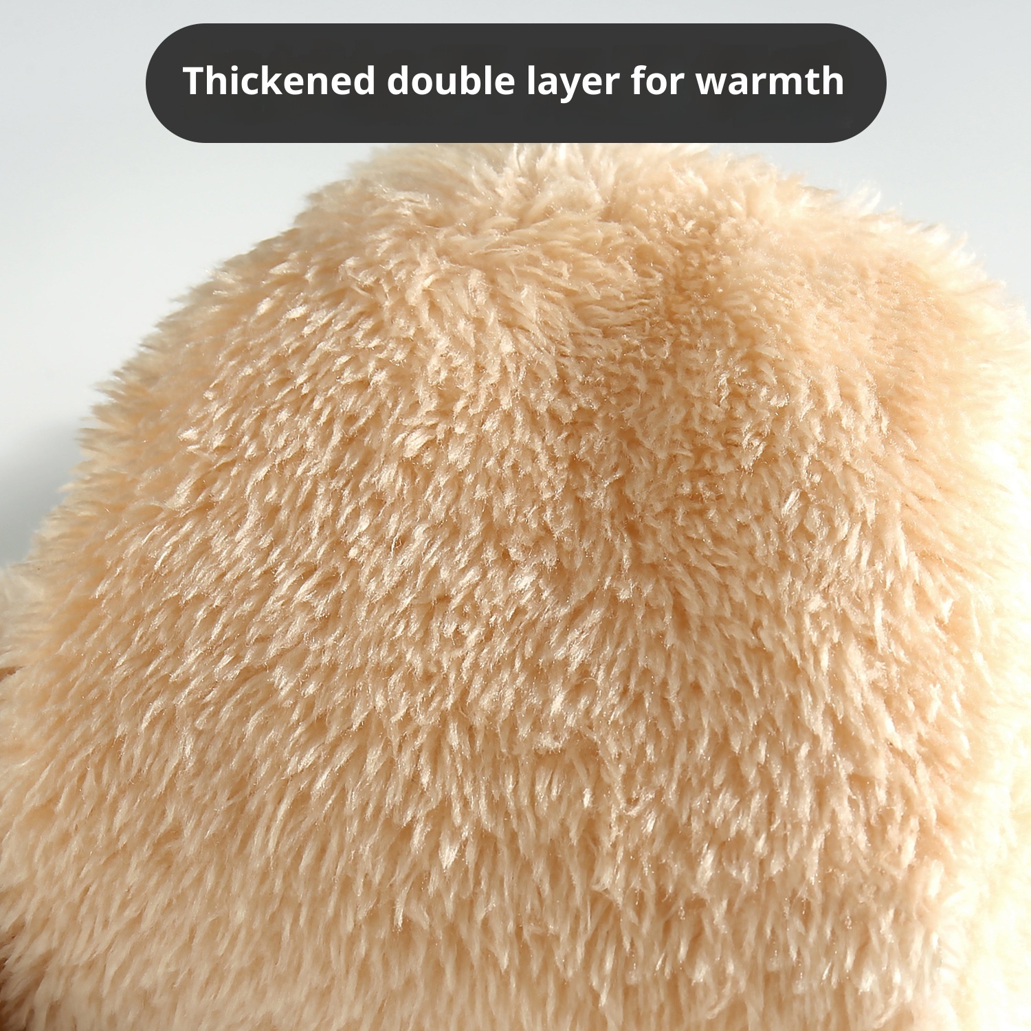 Double-layer Fleece-lined Warm And Cold-proof Knitted Gloves - Image 3