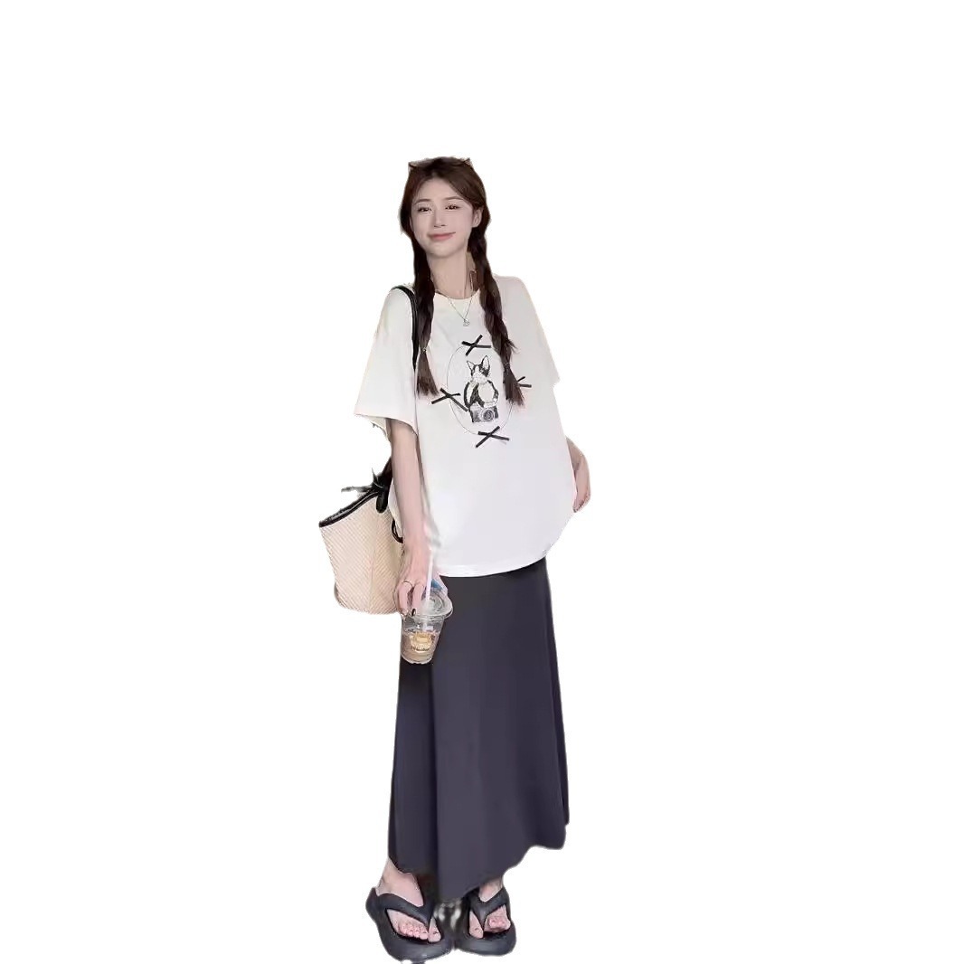 Womens Printed Bow-Knot Short-Sleeve Top - الصورة 5