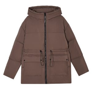New, Versatile And Stylish Cotton-padded Jacket With A Hood