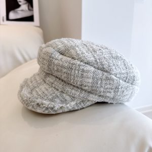 Color-blocked Baseball Cap Sweet Octagonal Cap Versatile Fashion Hat