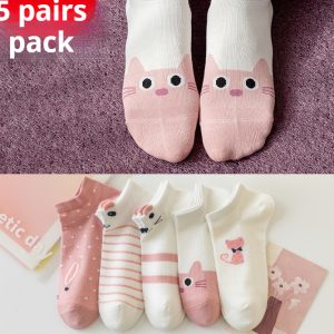 Preppy-style Thin Cute Womens Socks