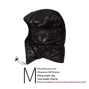 Mens Winter Cycling Neck Gaiter And Mask Combo Warm Fleece-Lined Down Hat For Cold Weather Ride