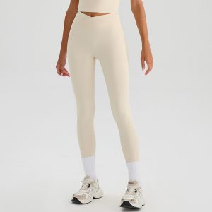 Summer High-Waisted Cross-Over Yoga Pants