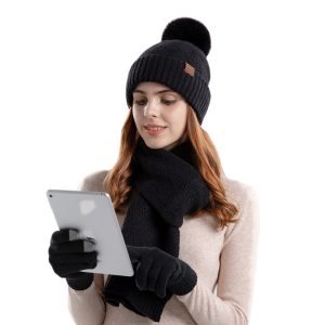 Winter Korean-style Fashionable Knitted Wool Hat For Women