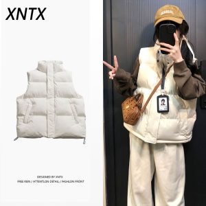 Women's Stand-Up Collar Thickened Waistcoat Warm Vest