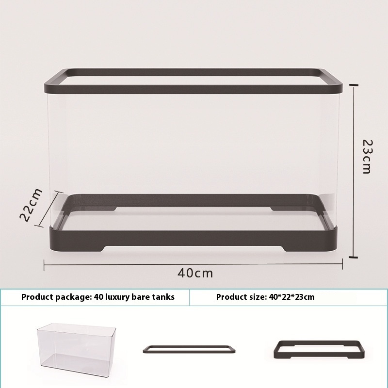 Four Generation Acrylic Fish Tank Lazy Transparent - الصورة 5