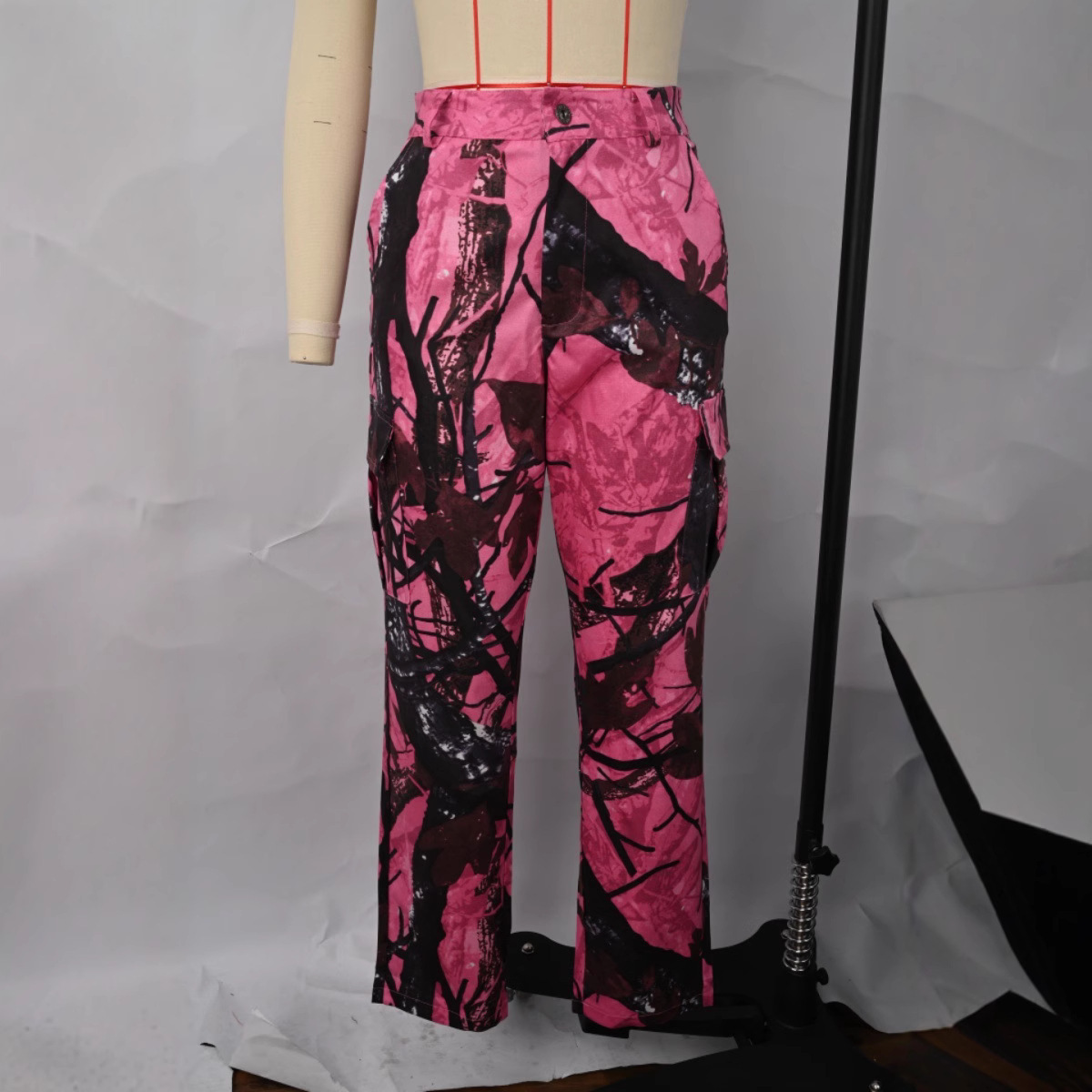 Womens Workwear Pants SpringAutumn New Arrival Hip-Hop Style Straight-Leg - Image 3